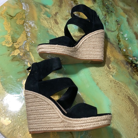 NWOT Botkier “Julian” Suede Espadrille Wedges - Picture 2 of 11
